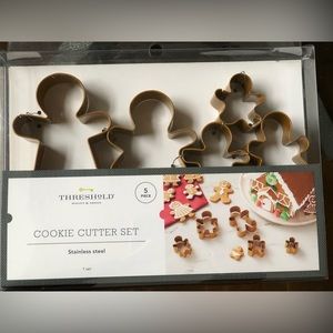 NIP 5 piece stainless steel cookie cutter-Threshold